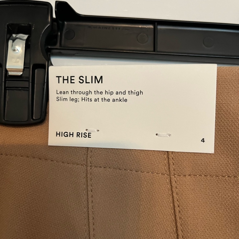 Ann Taylor Tan Chinos High Rise Slim Fit